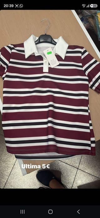 Maglietta Polo a Righe WE