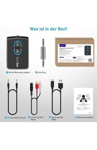 Transmisor Receptor Bluetooth 5.3 Lavales