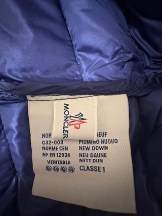 Piumino Moncler Blu