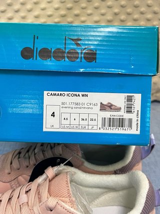 Scarpe Diadora donna rosa/viola taglia 36.5