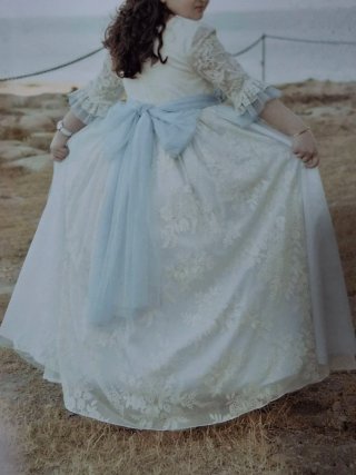 Vestido de Comunión Blanco Encaje