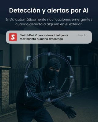 Videoportero SwitchBot WiFi 2K con Pantalla