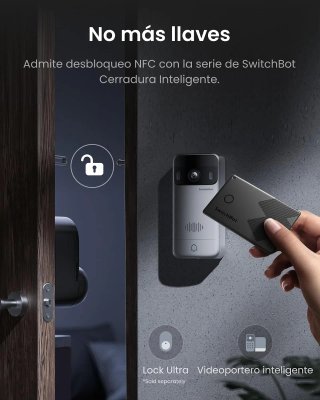 Videoportero SwitchBot WiFi 2K con Pantalla