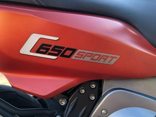 BMW C650 Sport Maxi Scooter Roja/Plata