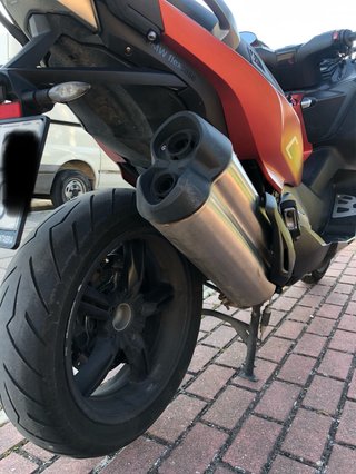 BMW C650 Sport Maxi Scooter Roja/Plata