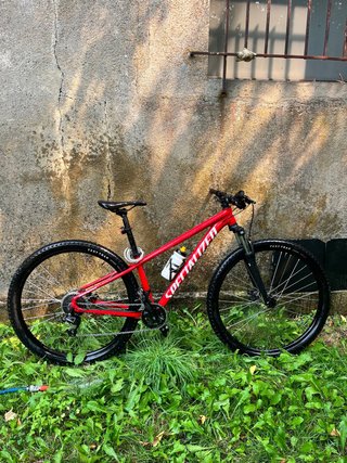 Bicicleta Specialized Rockhopper Roja Talla S