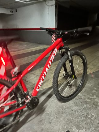 Bicicleta Specialized Rockhopper Roja Talla S