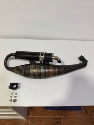 Motor Testa Rossa 70cc y Escape Matias Racing