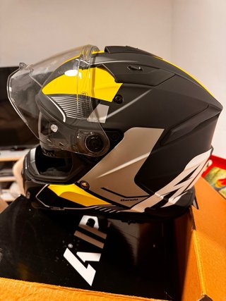 Casco Airoh Bandit Talla M Amarillo Negro Nuevo