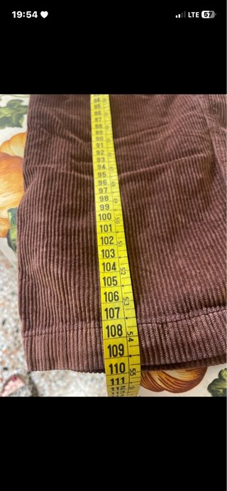 Pantaloni uomo in velluto