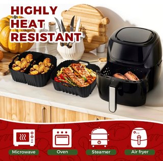 Molde Silicona Air Fryer Negro NUEVO