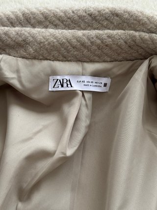 Chaqueta Zara Beige Talla XS