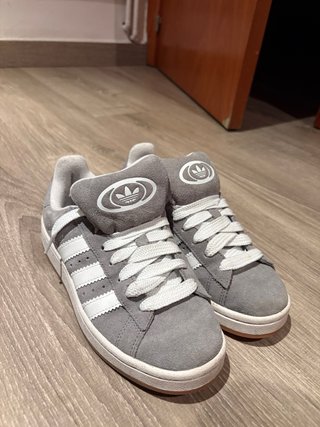Zapatillas Adidas Campus Grises Talla 37,5