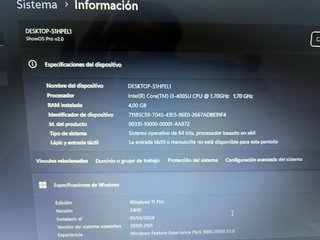 Portátil HP Negro