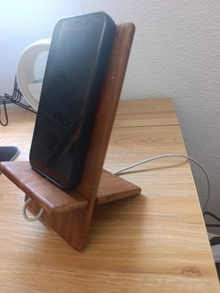 Base de apoyo madera móvil/tablet