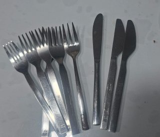Lote 60 cubiertos INOX variados