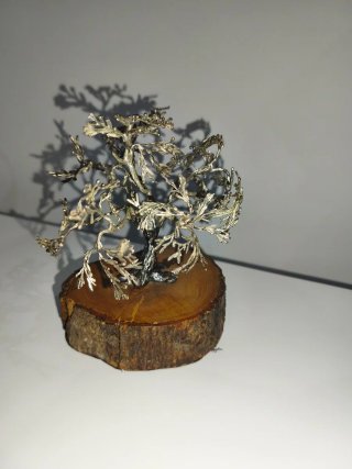 Figura árbol olivo plata