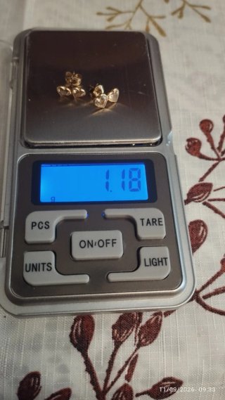 Pendientes Corazón Oro con Circonitas