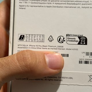 iPhone 15 Pro 256 GB Nero