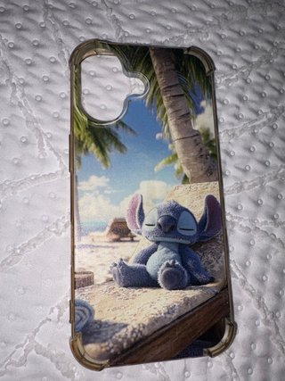 Funda móvil Stitch playa para iphone 17