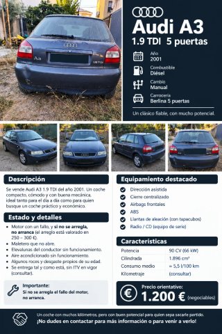 Audi A3 2001