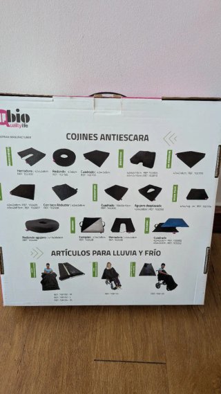 Cojín Antiescaras Negro