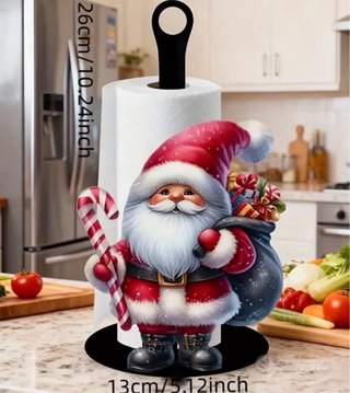 Portarotolo Natalizio Babbo Natale