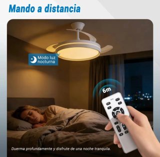 Lámpara techo ventilador nueva a estrenar