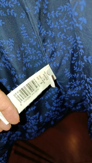 Gabardina / Chaqueta Larga Mango Azul Marino