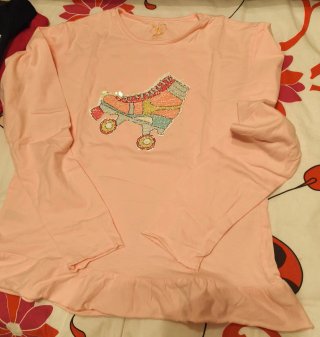 Lote 4 Camisetas manga larga.  14 años