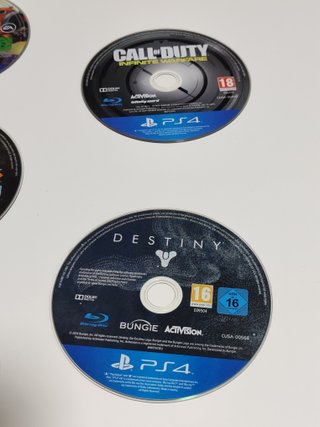 Lotto 5 Giochi PS4 Solo Dischi