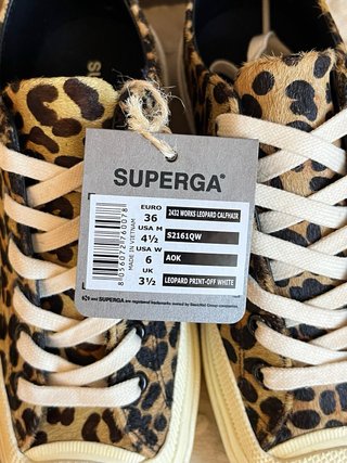 Superga Scarpe Stampa Leopardo Tg 36