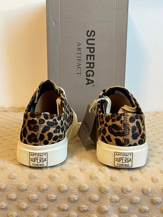 Superga Scarpe Stampa Leopardo Tg 36