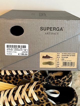 Superga Scarpe Stampa Leopardo Tg 36
