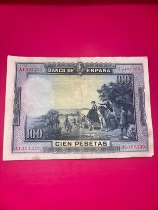 Billete 100 Pesetas 1928 El Banco de España