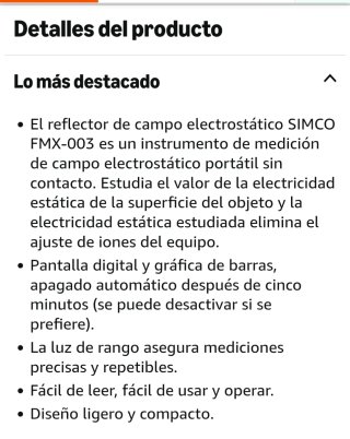 Medidor de campo electromagnético FMX-003