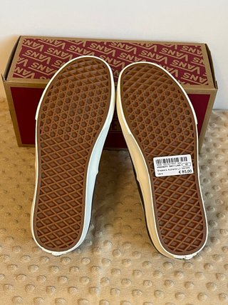 Scarpe Vans Uomo/Donna Tg 40 Marrone/Bianco