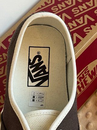 Scarpe Vans Uomo/Donna Tg 40 Marrone/Bianco