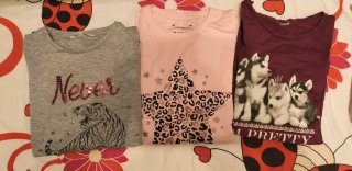 Lote 7 Camisetas Niña