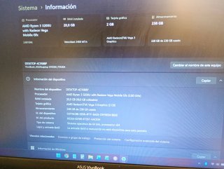 Portátil Asus Vivobook Gris