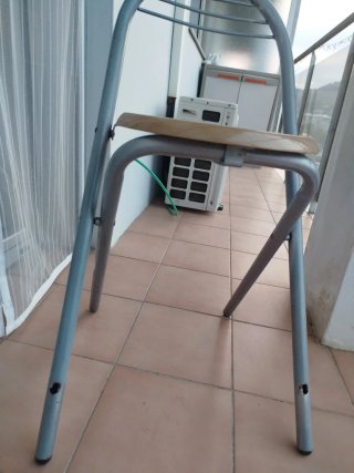 Taburete de cocina metal y madera