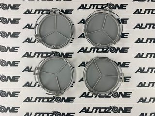 Emblema Mercedes Benz AMG gris 75 mm para llantas