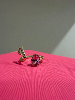 Anillo Oro Laminado 14k Rosa Ajustable
