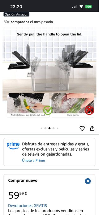 Contenedor Sous Vide S999 Maquina de cocción