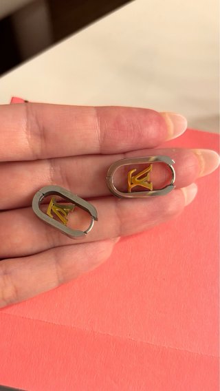 Pendientes Louis Vuitton Oro y Plata