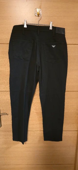 Pantalón Armani Jeans Negro Talla 34 Original