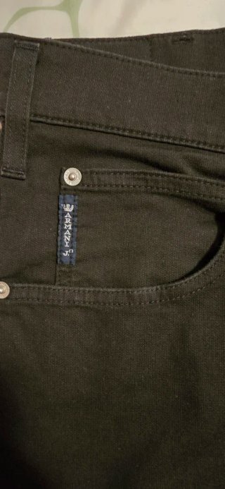 Pantalón Armani Jeans Negro Talla 34 Original
