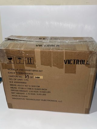 Tocadiscos Victrola Bluetooth Aux