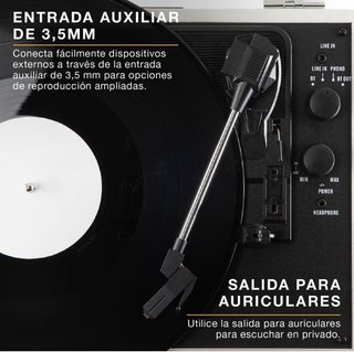 Tocadiscos Victrola Bluetooth Aux