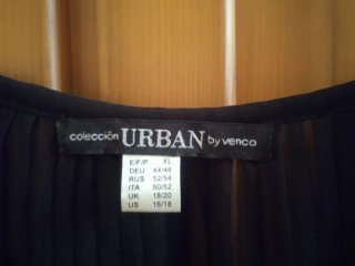 Camisa gasa negra